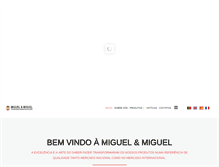 Tablet Screenshot of miguelemiguel.pt